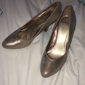 Fergalicious Champagne Sparkly Heels